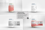 Clear Glass Jar Packaging Mockup, an Advertising Mockup by INCDesign (Thumbnail 5 of 12)