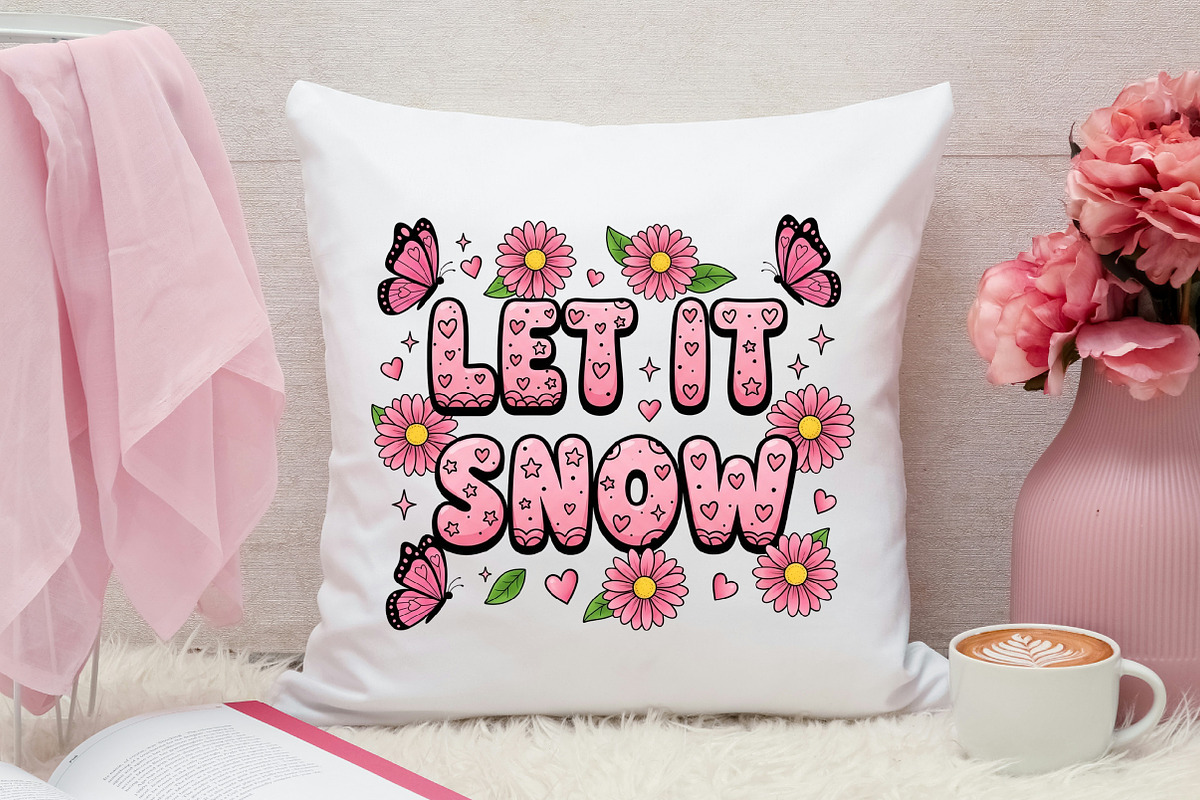 Let It Snow Png, Christmas, an Illustration by Canvas Craft (Photo 4 of 7)