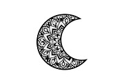 Mandala Crescent Moon Bundle, an Illustration by Designs_River (Thumbnail 27 of 31)
