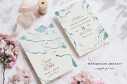 Watercolor Blue Abstract Background, a Background Graphic by Yorda Studio (Thumbnail 5 of 10)