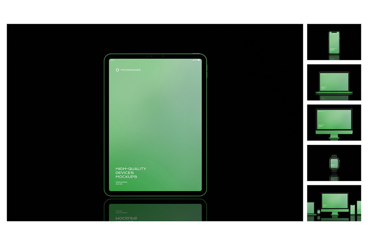 360 device mockup bundle iphone, a Device Mockup by FoundImages (Photo 79 of 84)