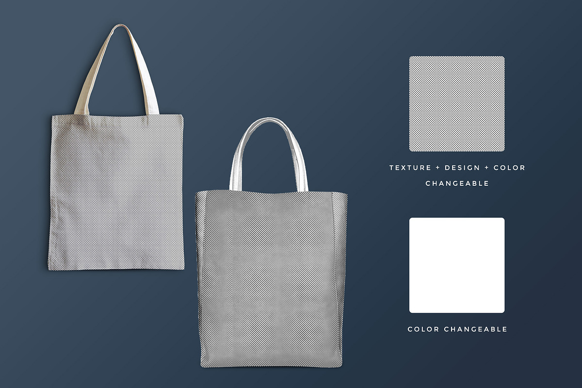 Tote Bag Mockup, a Product Mockup by Designertale (Photo 6 of 9)