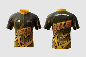 MTB Jersey Mockup set, a Shirt Mockup by Artnivora.Std