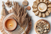 Boho Latte Realistic PNG Objects, an Object Graphic by Iconogenic (Thumbnail 7 of 7)