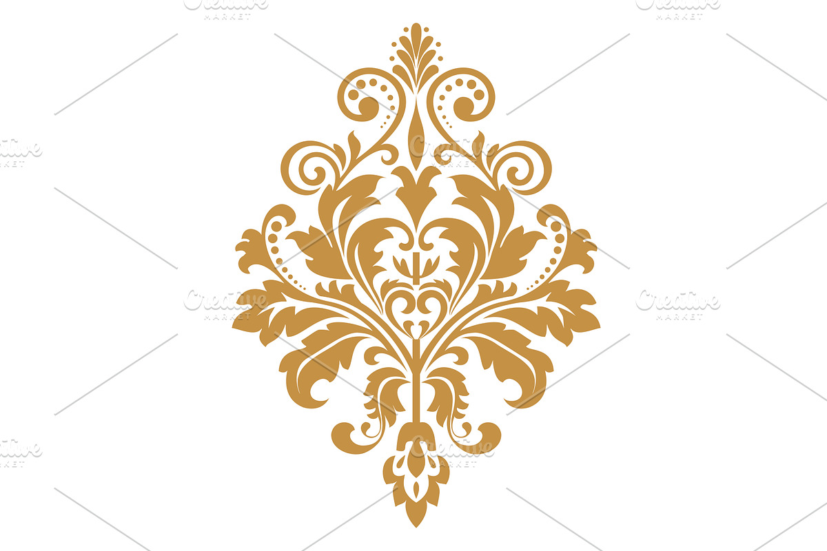 Damask graphic ornament. Floral, a Decorative Illustration by RODINA (Photo 1 of 3)