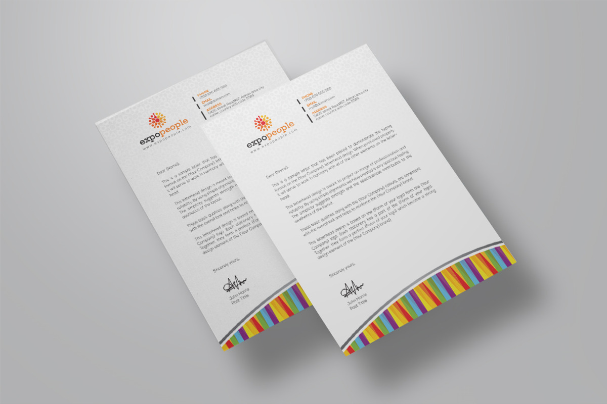 Corporate Stationery Templates, a Stationery Template by BrandlyTemplate (Photo 3 of 6)