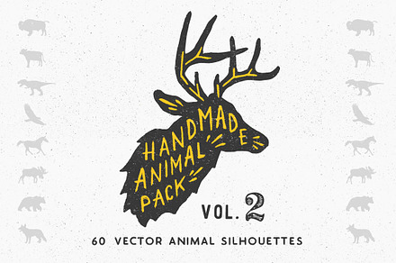 Handmade Animal Silhouette Pack 2