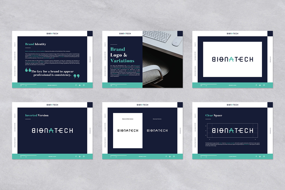 Branding Manual Guidelines Template, a Brochure Template by Andre28 (Photo 4 of 7)