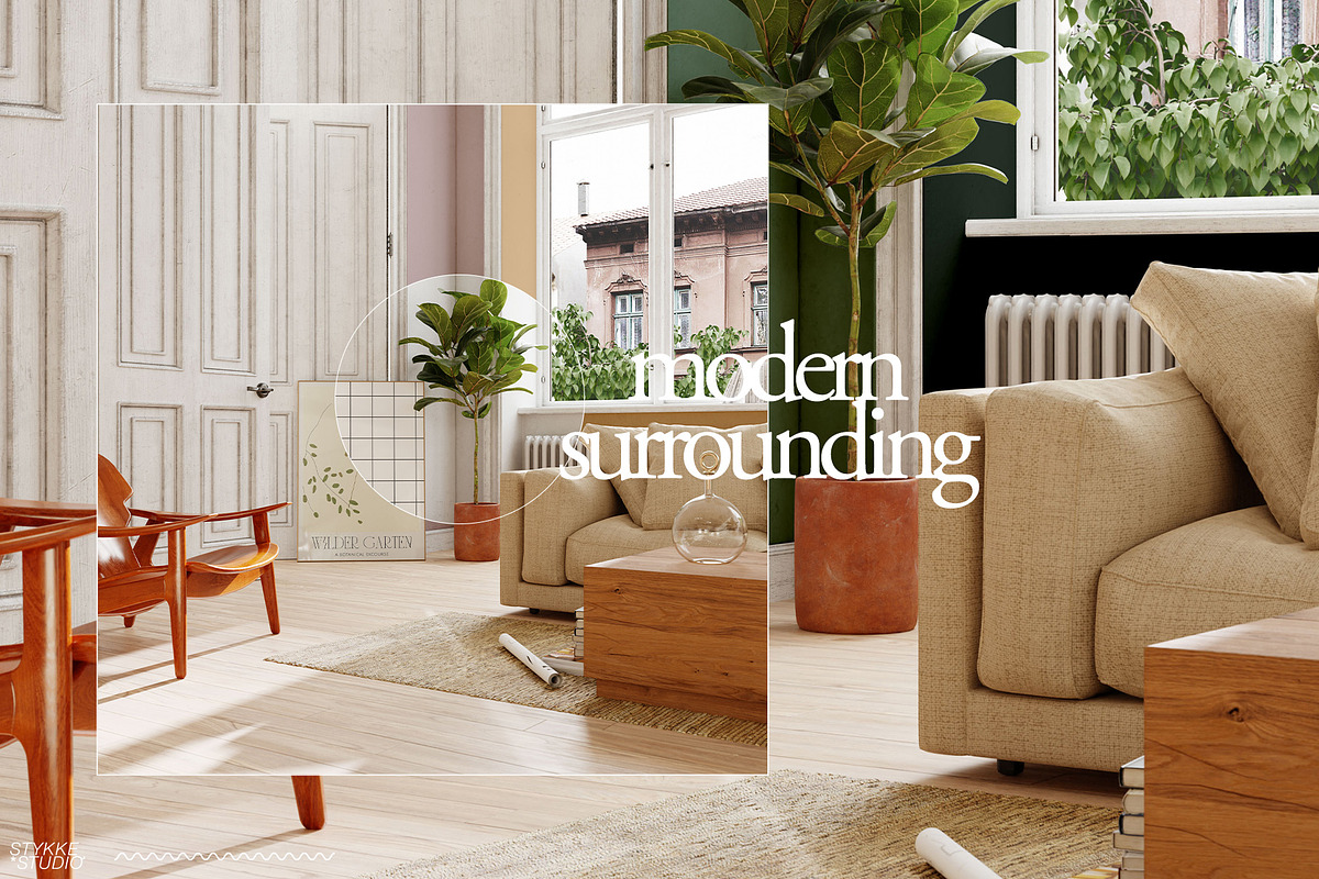 LENIS ROOM Natural Frame Mockup Set, a Household Mockup by Stykke Studio (Photo 49 of 58)