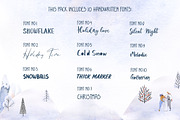 The Holiday Crafting Font Bundle, a Script Font by Lollipop Hand Drawn (Thumbnail 2 of 8)