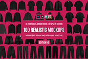 Streetwear Apparel Templates, a Bottom Mockup by AtelierDuVow (Thumbnail 1 of 10)