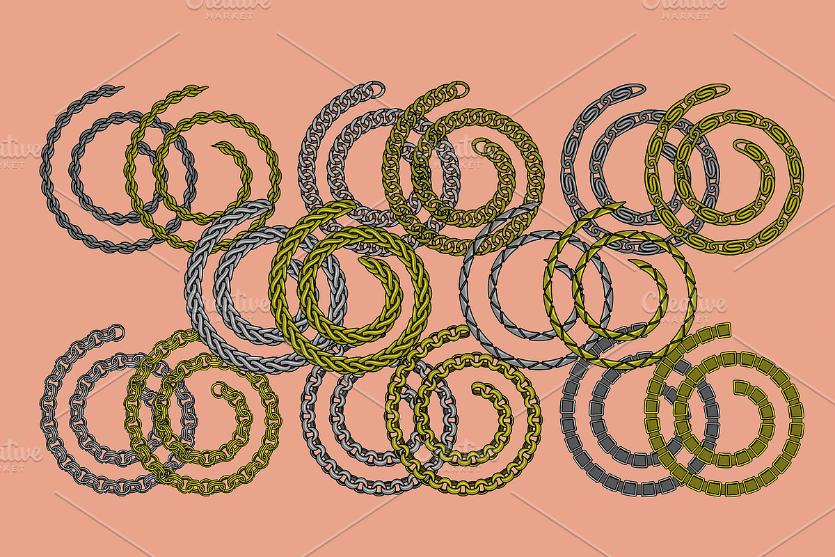 20 Fashion Chains Brushes, a Brush Add-On by Simple Design (Photo 2 of 4)