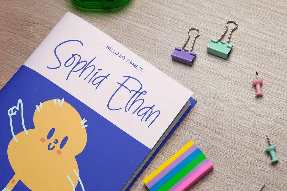 Sanknotes - Sticky Notes Font, a Script Font by stylishtype.co (Photo 19 of 20)