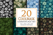 Cool virus mask digital camo prints, a Pattern Graphic by ArchonDigitalShop (Thumbnail 1 of 8)