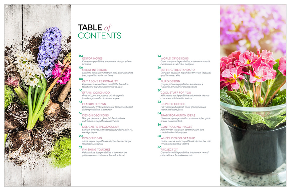 Magazine Template InDesign 16, a Magazine Template by Love Graphic Design (Photo 10 of 20)