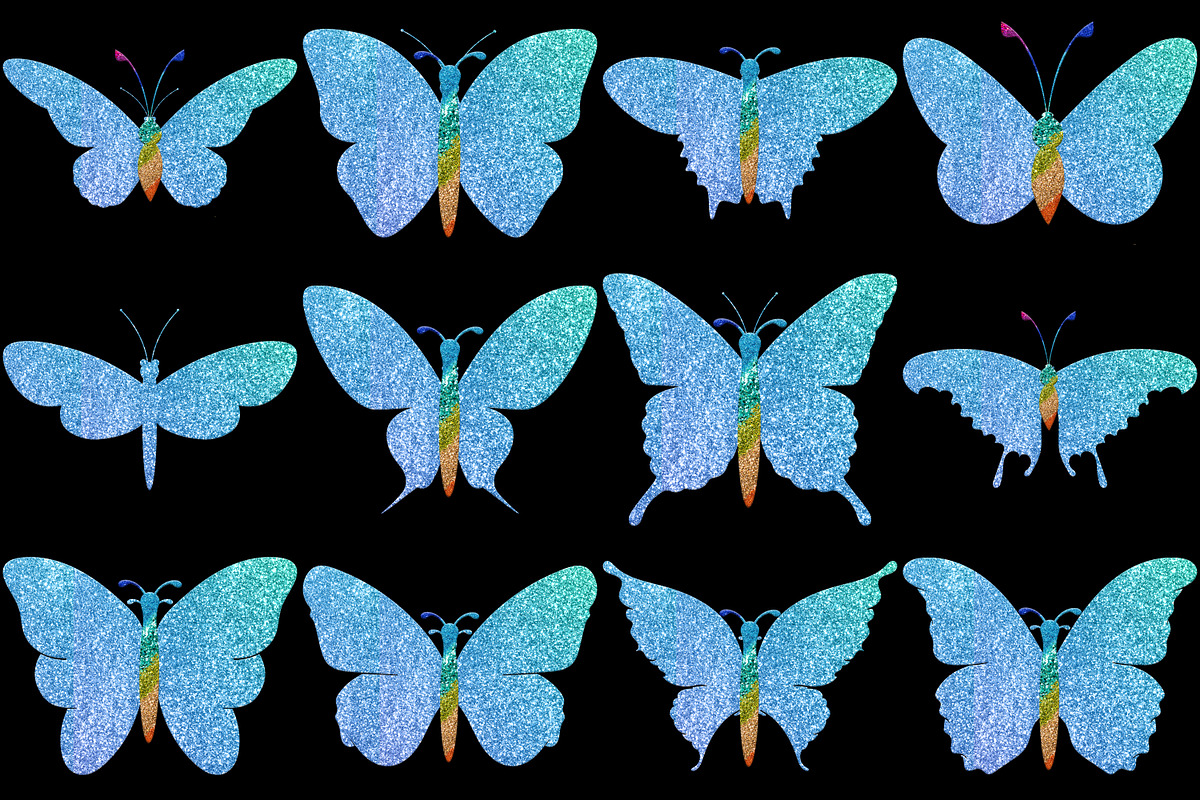 Glitter Butterfly Clipart Png, an Animal Illustration by Forhadx5 (Photo 6 of 8)