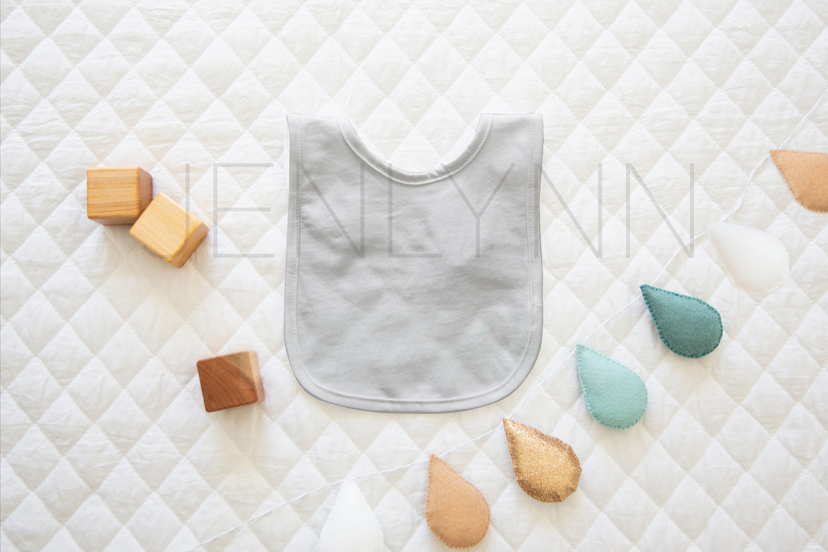 Bib Flatlay Mockup #14, a Product Mockup by JENLYNN Stock Shop (Photo 8 of 8)