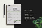 Invoice Template, a Stationery Template by Cleffon_Graphic_Studio (Thumbnail 2 of 3)