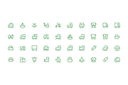 225+ Transport Icons Set, an Outline Icon by Vectors Market (Thumbnail 4 of 4)