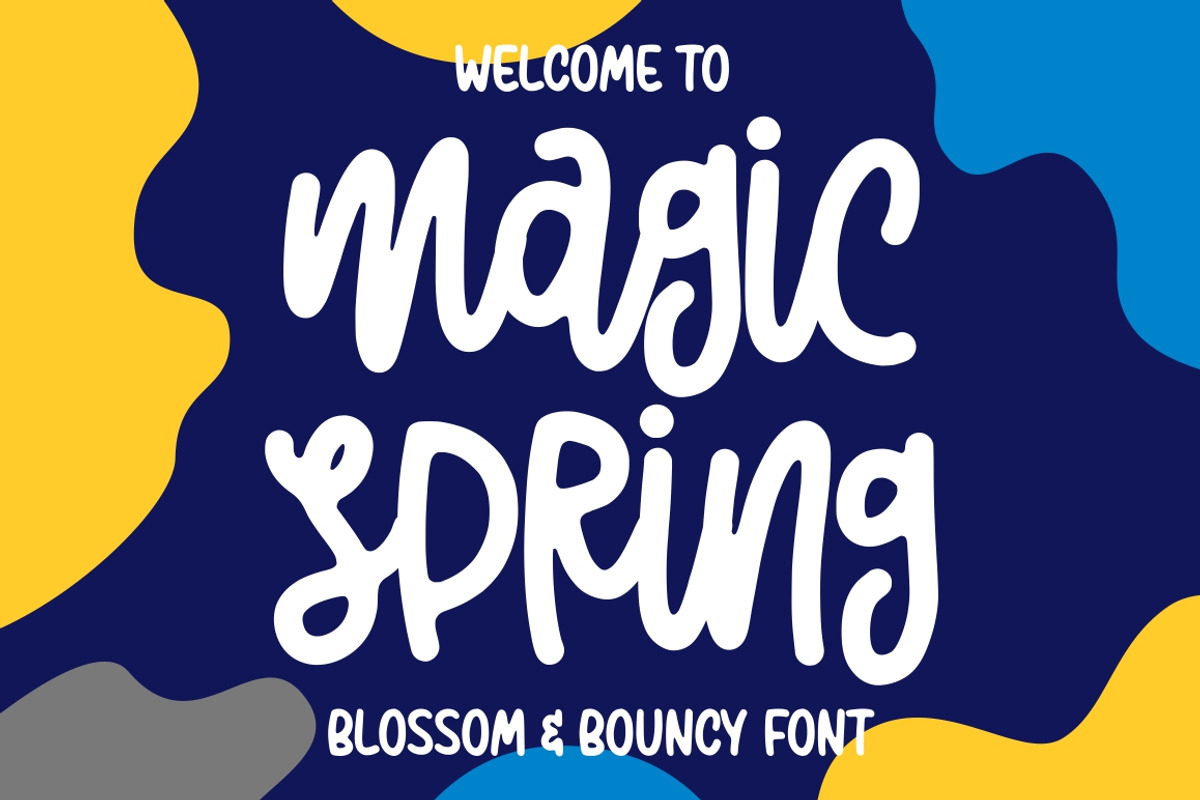 Magic Spring Special, a Font by Garisman Std (Photo 1 of 8)