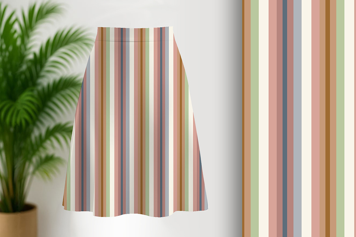 Translucent Fall Stripe Seamless, a Pattern Graphic by Sharon Schwalbe (Photo 1 of 4)
