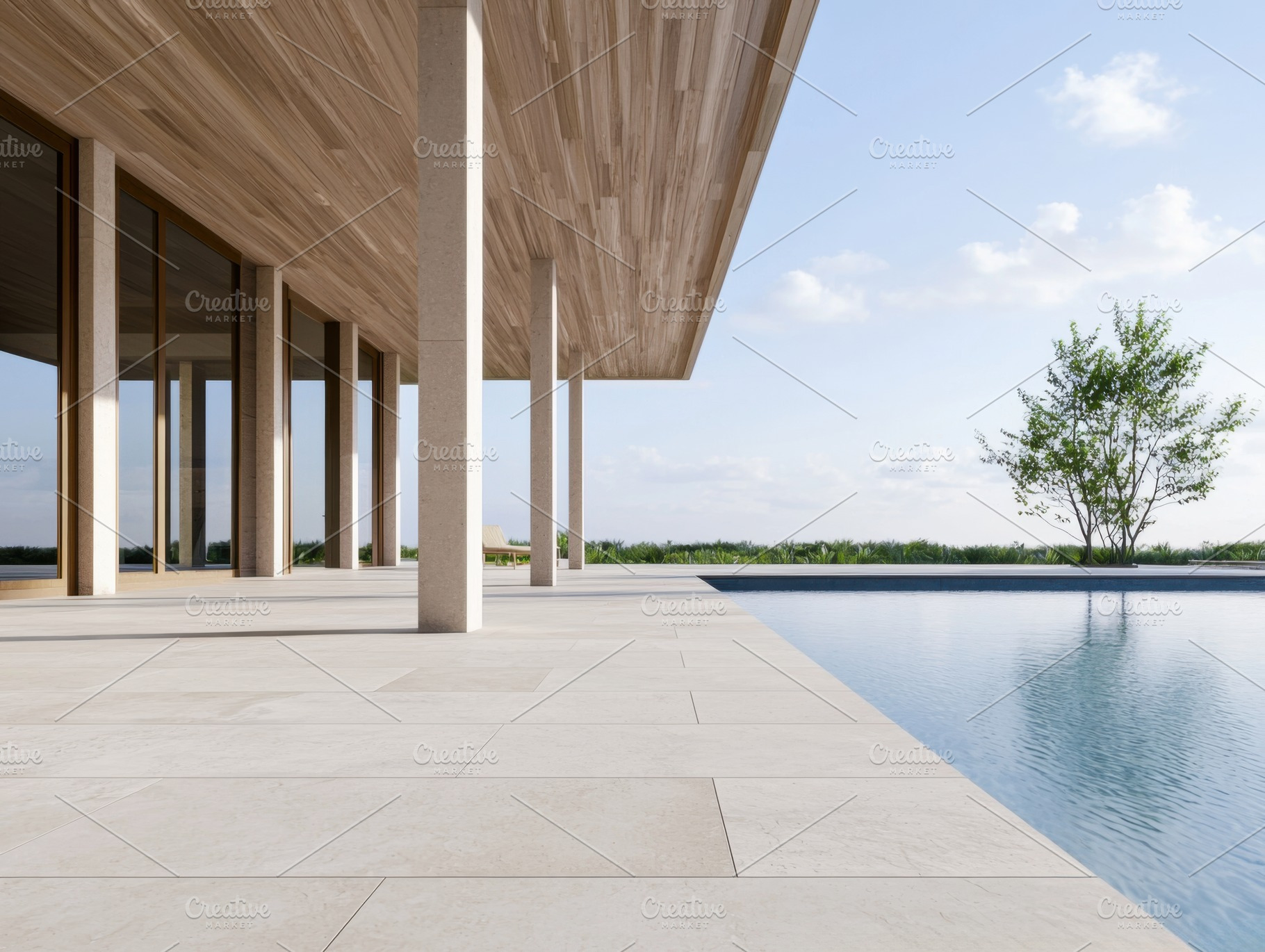 Minimalist Wellness Retreat Center, an Architecture Photo by Virgo Studio