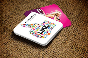 DJ Social Media Business Card