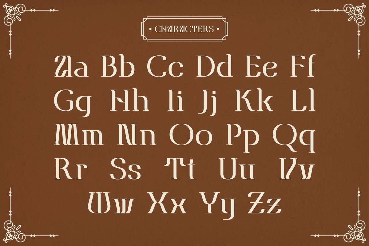 Wedusa, a Serif Font by Sign Studio (Photo 3 of 10)
