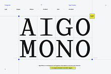 TRT Aigo Mono Monospace Serif Type