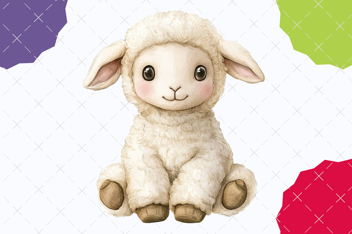 Neutral Baby Watercolor Clipart, an Illustration by designcity5 (Photo 4 of 5)