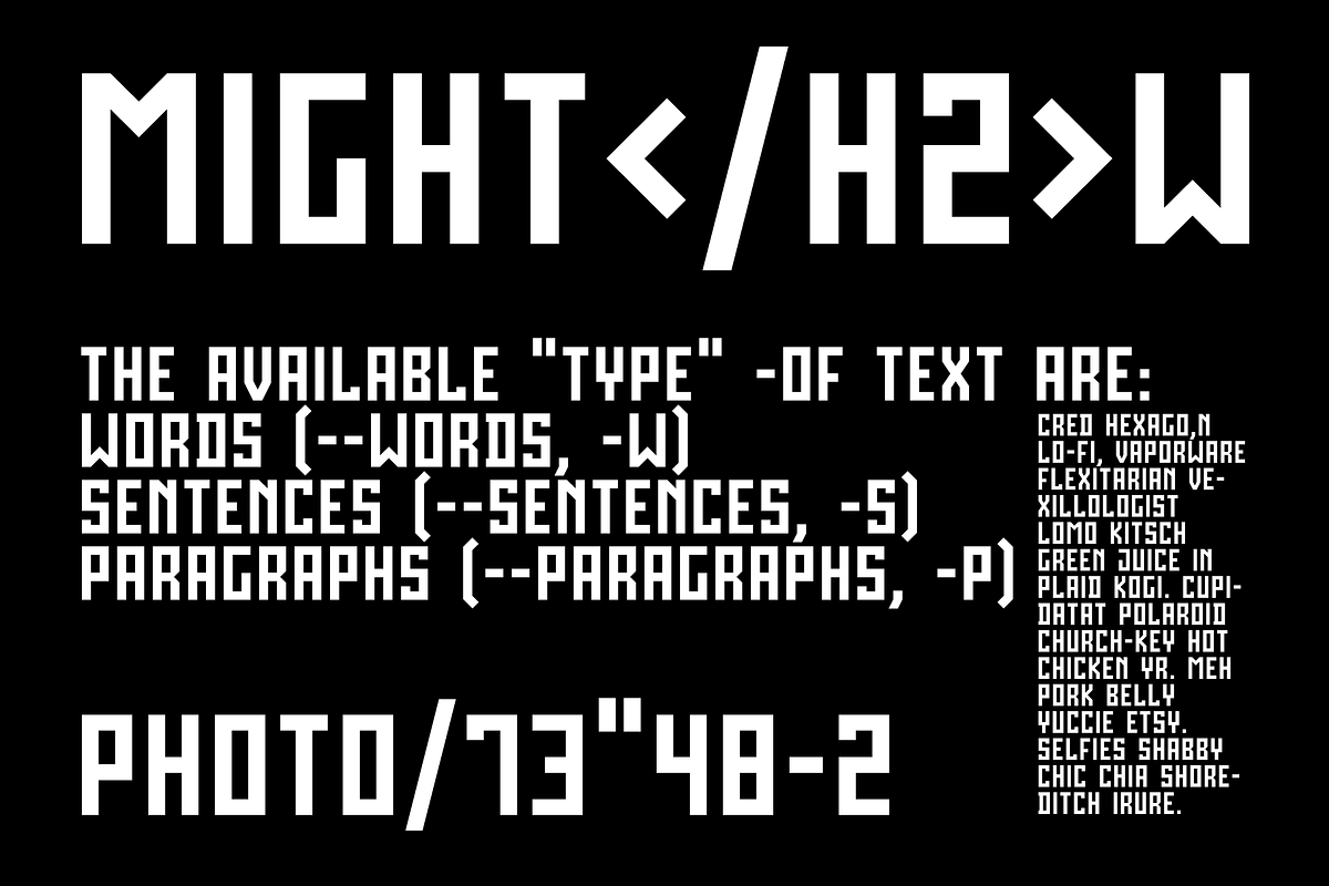 LOGX-10 Font Family preview 3