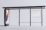Bus Stop Poster Mockup, an Advertising Mockup by Twins_studio (Thumbnail 5 of 5)
