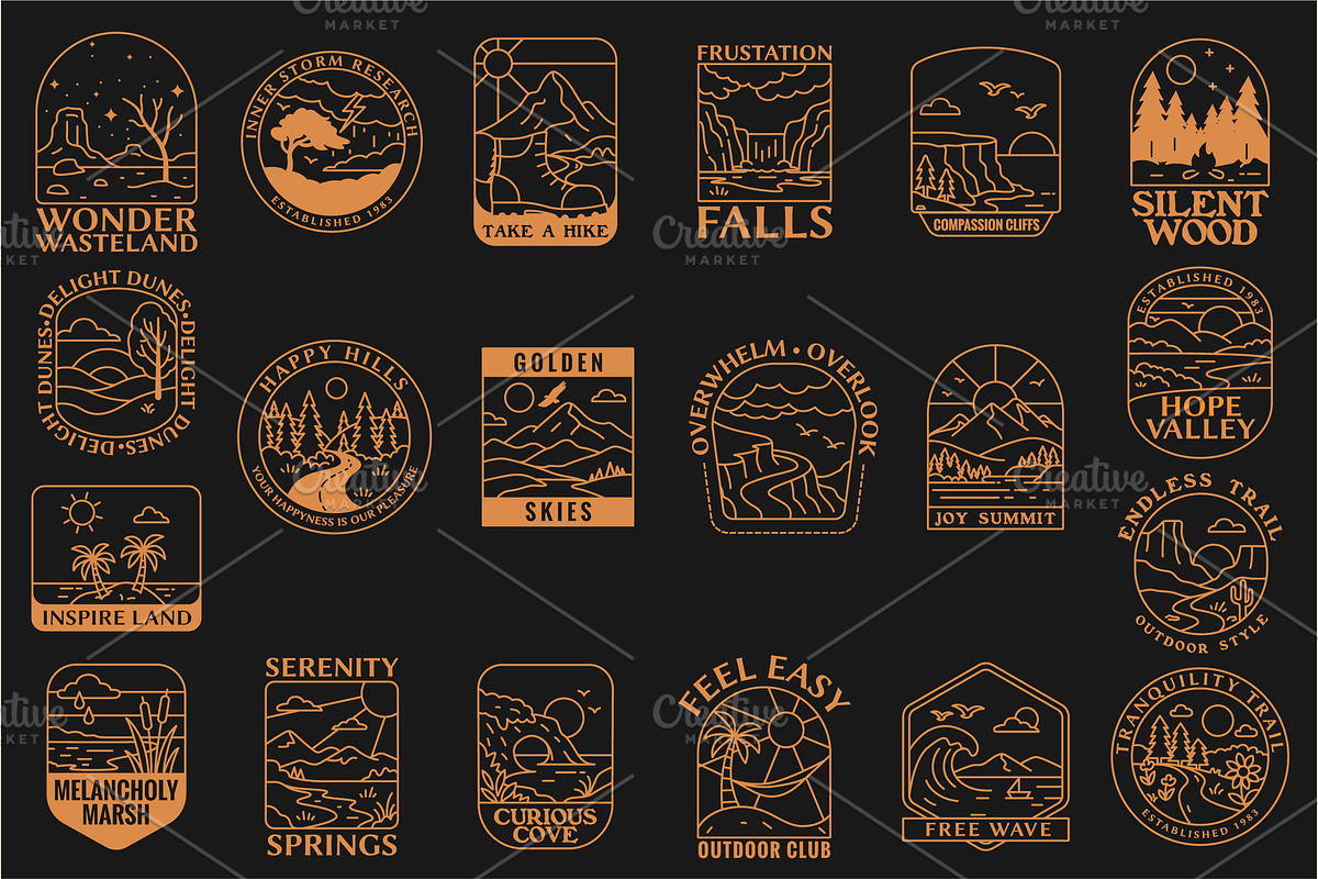 The Inner Wild Badge Illustration, an Illustration by The BolzStudio (Photo 3 of 8)