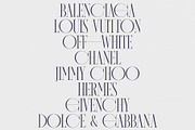 Gyoza Luxury Fashion Condensed Serif, a Serif Font by Studio Aurora (Thumbnail 2 of 9)
