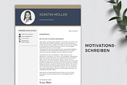 Lebenslauf Vorlage / Resume Template, a Resume Template by Klamp Studio (Thumbnail 6 of 10)