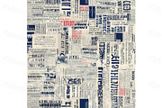 Newspapers seamless patterns set, a Pattern Graphic by Bubert Art (Thumbnail 13 of 14)