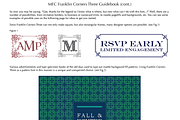 MFC Franklin Corners Three, a Symbol Font by Monogram Fonts Co. (Thumbnail 7 of 7)