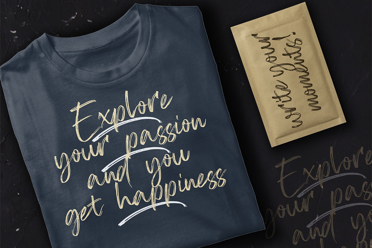 Firsta - Handwritten Font preview 4