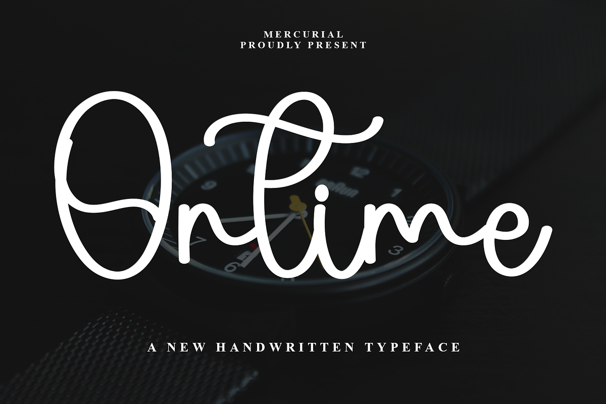 Ontime, a Font by InermediaSTUDIO (Photo 1 of 7)
