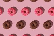 Pink donut patterns, a Pattern Graphic by Frostroomhead (Thumbnail 3 of 4)