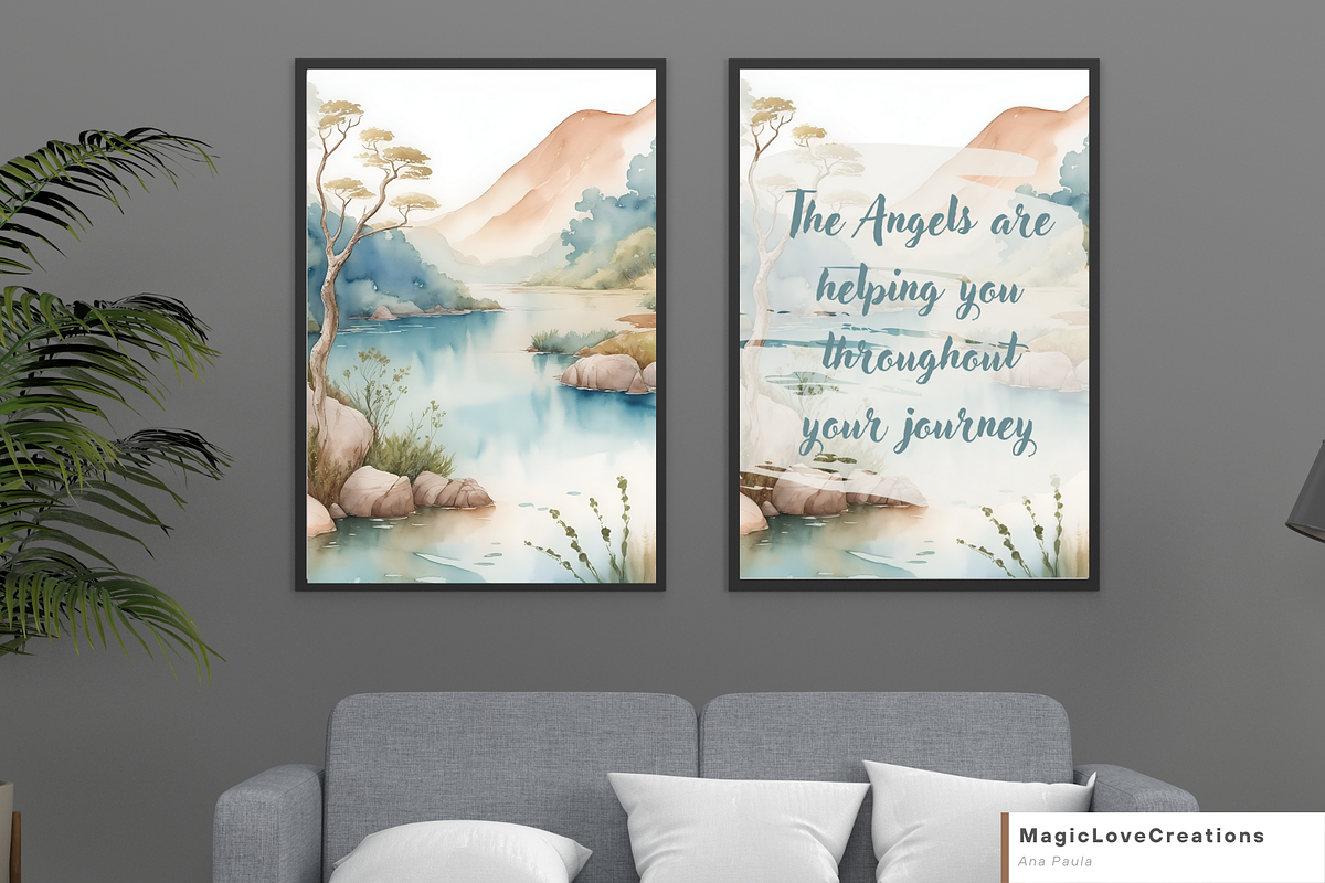 Spiritual Positive Quote Print Wall, a Poster Template by MagicLove Creations (Photo 2 of 10)