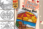 Simple Art Bold & Easy Coloring Page, an Animal Illustration by Design Home (Thumbnail 1 of 4)