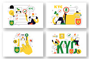 10 KYC Vector Illustration, a Technology Illustration by denayunebgt (Thumbnail 3 of 4)