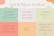 Jack & Robin, a Sans Serif Font by BlueRobinDesignShop (Thumbnail 13 of 13)