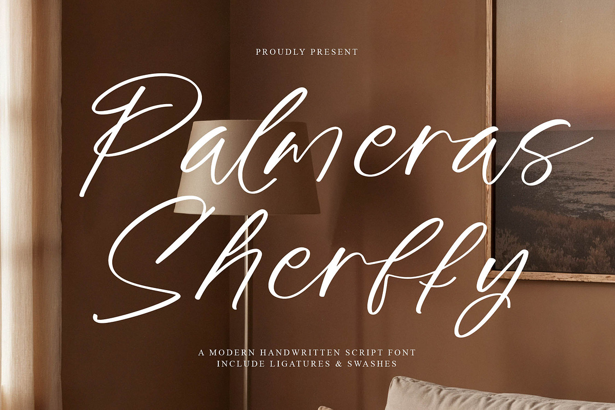 Palmeras Sherffy, a Script Font by operatype.co (Photo 1 of 15)
