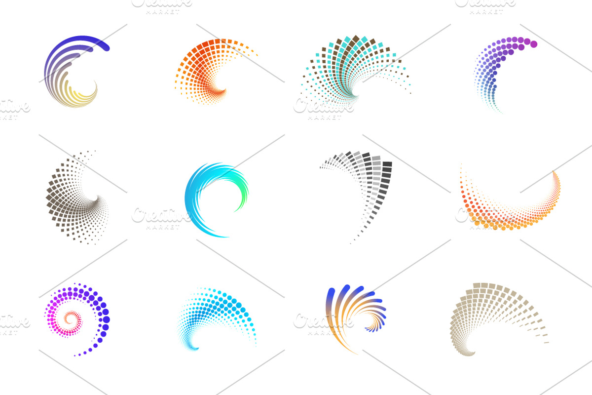 Abstract Swirl Icons, an Icon by vekstok