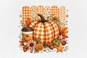 Autumn Pumpkin Png, an Object Illustration by CraftArtStudio