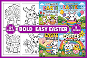 EASTER COLORING BOOK - KDP, a Seasonal Illustration by Ink Gallery (Thumbnail 1 of 5)