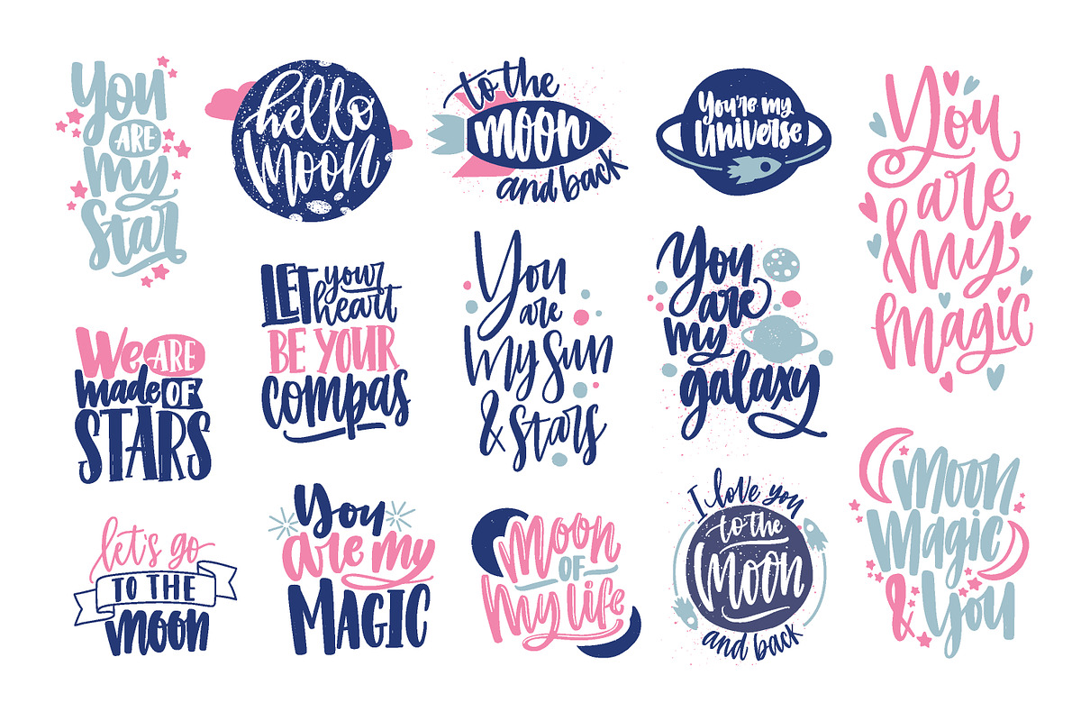 Handwritten romantic lettering, a Decorative Illustration by Good Studio (Photo 1 of 7)