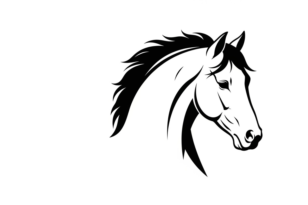 Elegant horse head wall decor design, an Illustration by Amazin_art (Photo 23 of 25)